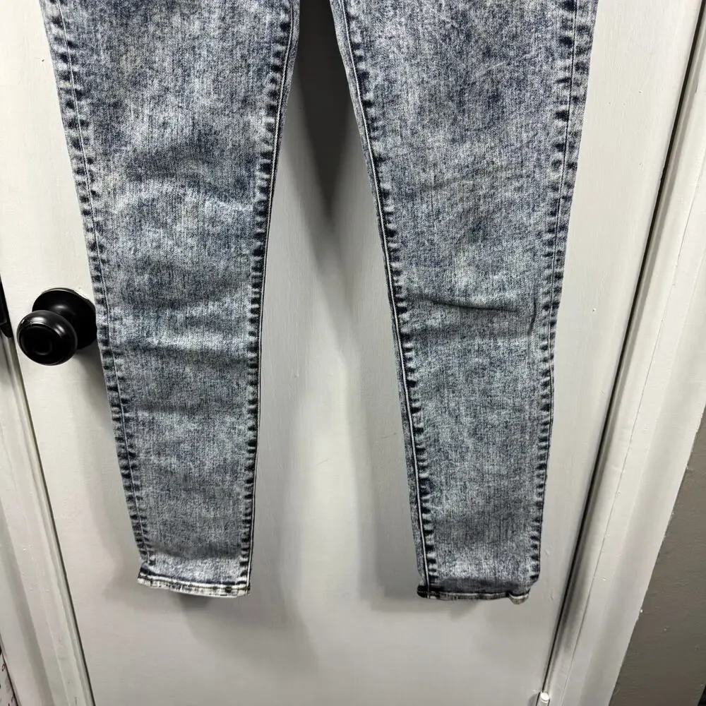 Veronica Beard Brooke Skinny Jeans Acid Wash Mid Rise 26 / 2 Made in USA